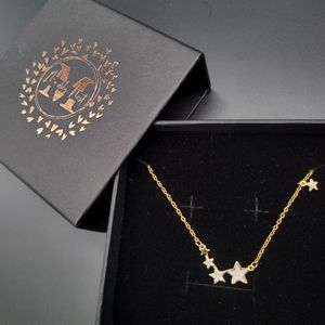 Crystal Pearl Star Pendant Necklace